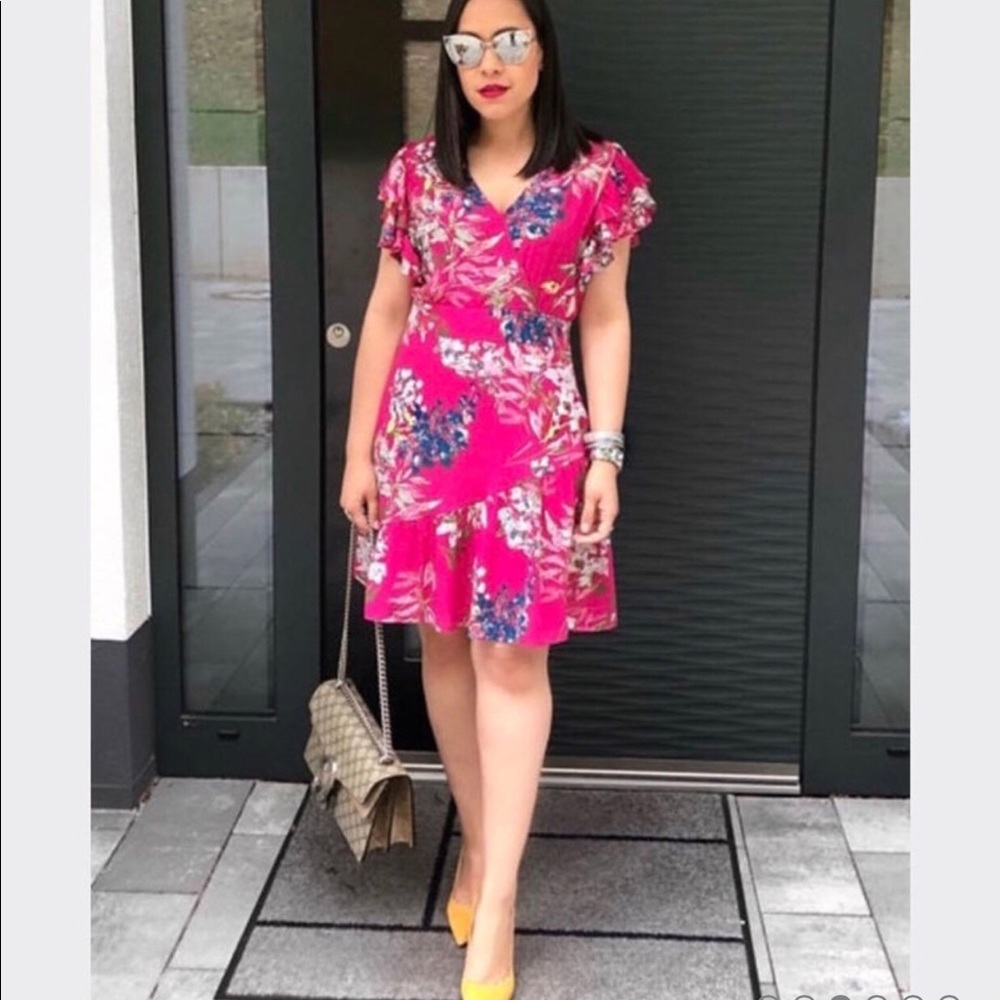 Rachel Roy floral chiffon dress - Picture 3 of 4